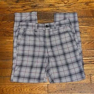 American Eagle Plaid Stretch Pants Size 6